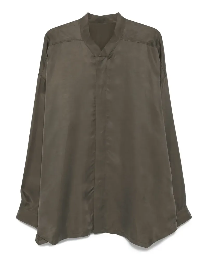 DRKSHDW by Rick Owens Faun Hemd mit Stehkragen - Grün Grün
