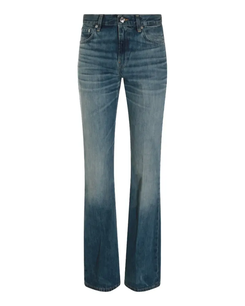Haikure faded-effect bootcut jeans - Blau Blau