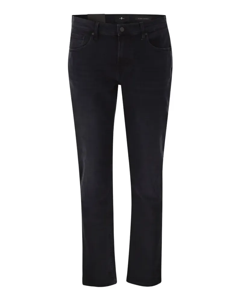 7 for all mankind Slimmy Tapered-Jeans - Schwarz Schwarz