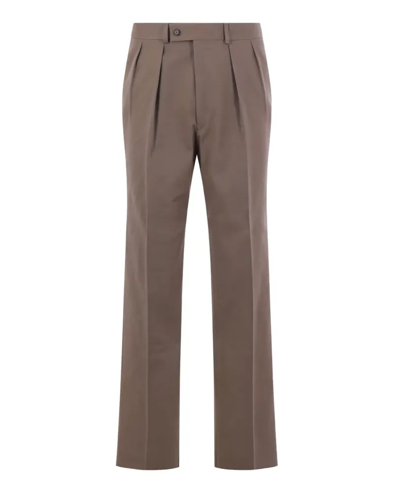 Caruso pleated tailored trousers - Braun Braun