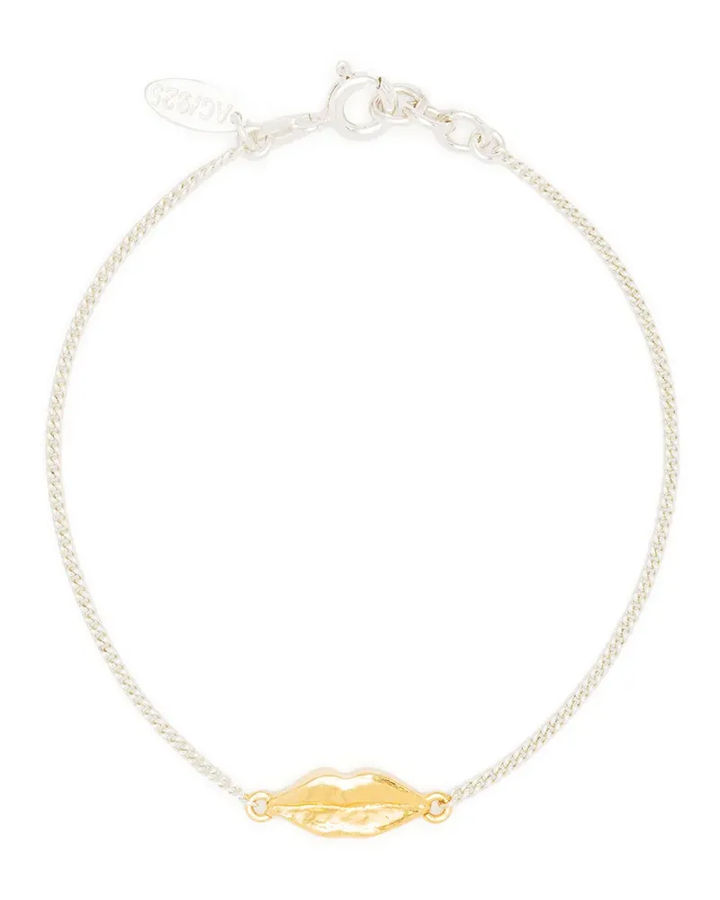 Wouters & Hendrix Armband im Lippen-Design - Silber Silber
