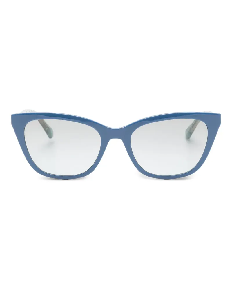 Moschino Klassische Cat-Eye-Brille - Blau Blau