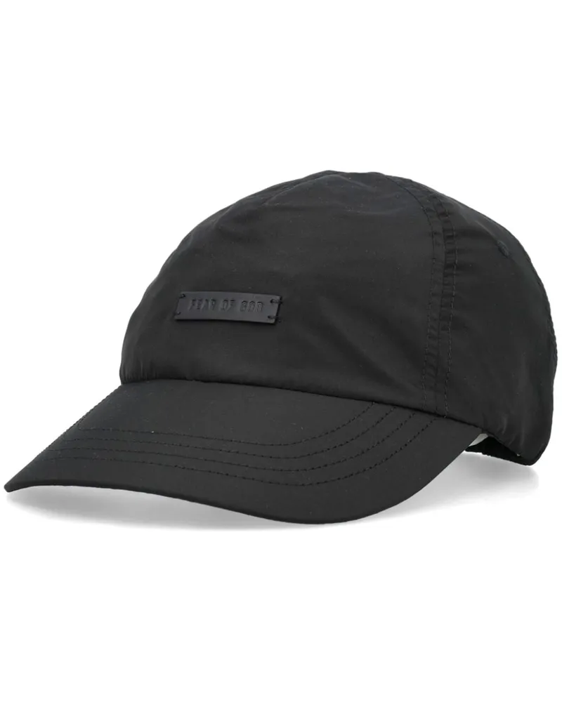 Fear of God Baseballkappe mit Logo-Applikation - Schwarz Schwarz