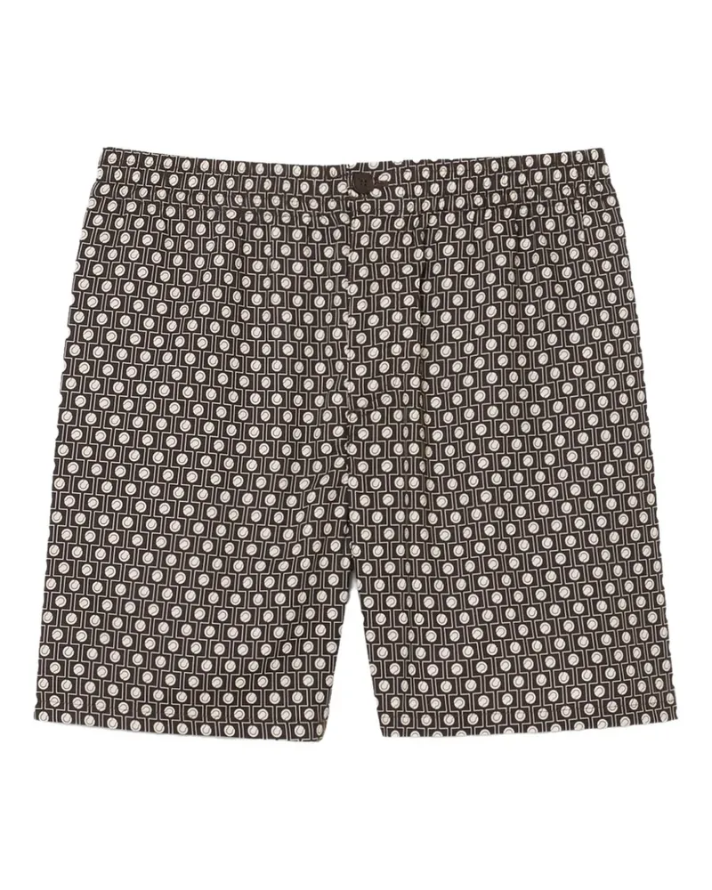 Lacoste patterned shorts - Braun Braun