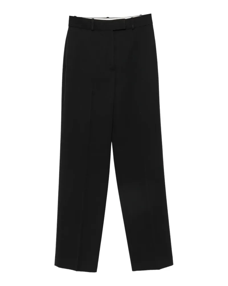Róhe Gerade Hose mit Bügelfalten - Schwarz Schwarz