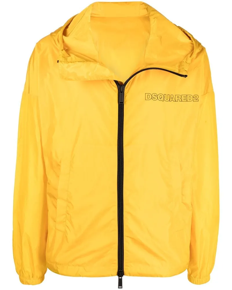 Dsquared2 Leichte Jacke mit Reißverschluss - Gelb Gelb