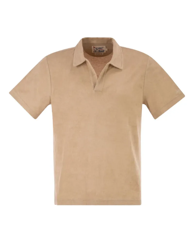 MC2 Saint Barth Poloshirt aus Frottee - Nude Nude