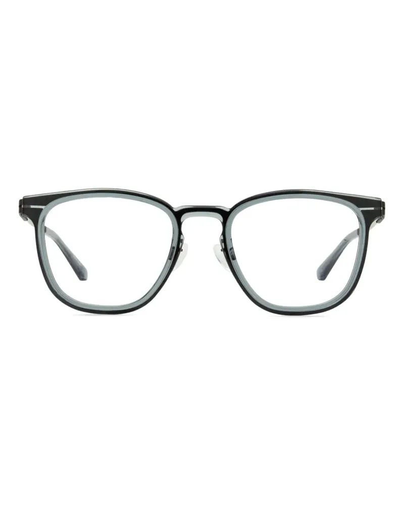 SHINOLA Eckige Brille mit Schlüssellochsteg - Grau Grau