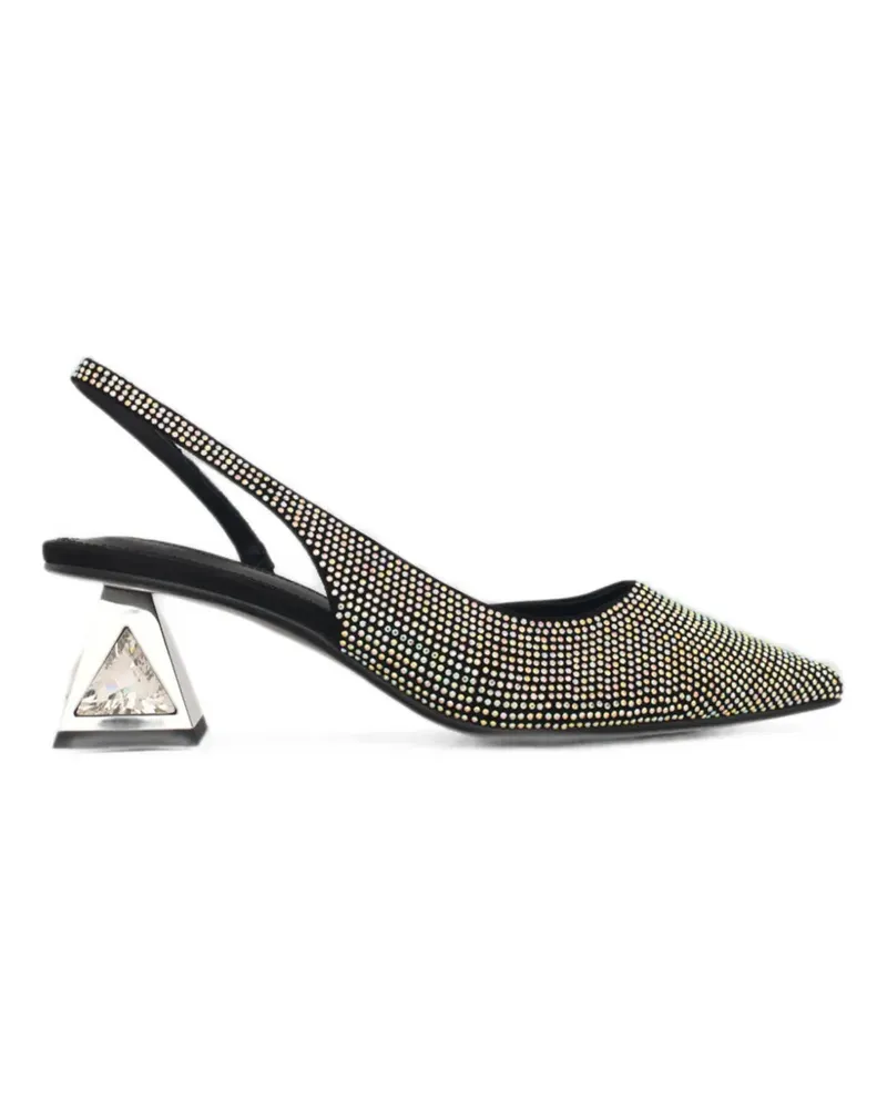 Kat Maconie crystal-embellished slingback pumps - Schwarz Schwarz