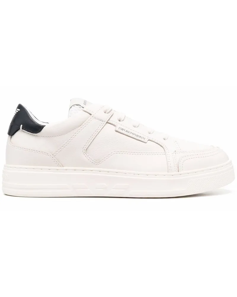 Emporio Armani Klassische Sneakers Weiß