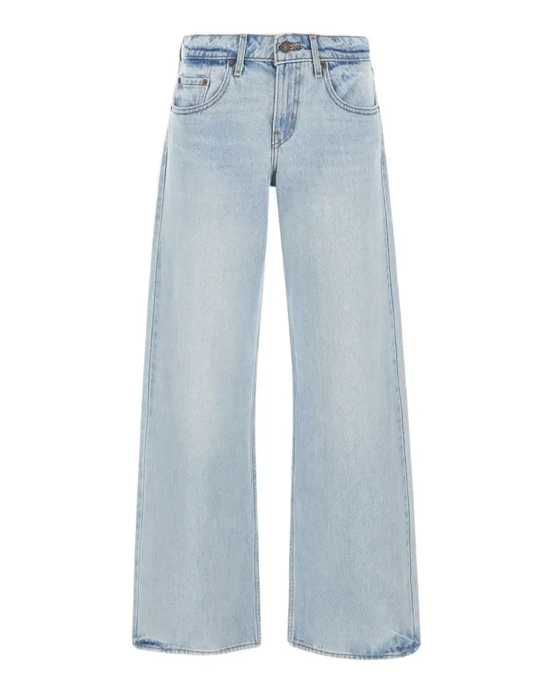 Levi's Low Loose cotton wide-leg jeans - Blau Blau