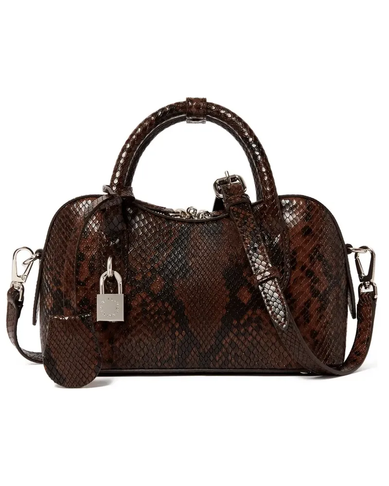 Stella McCartney Handtasche mit Print - Braun Braun