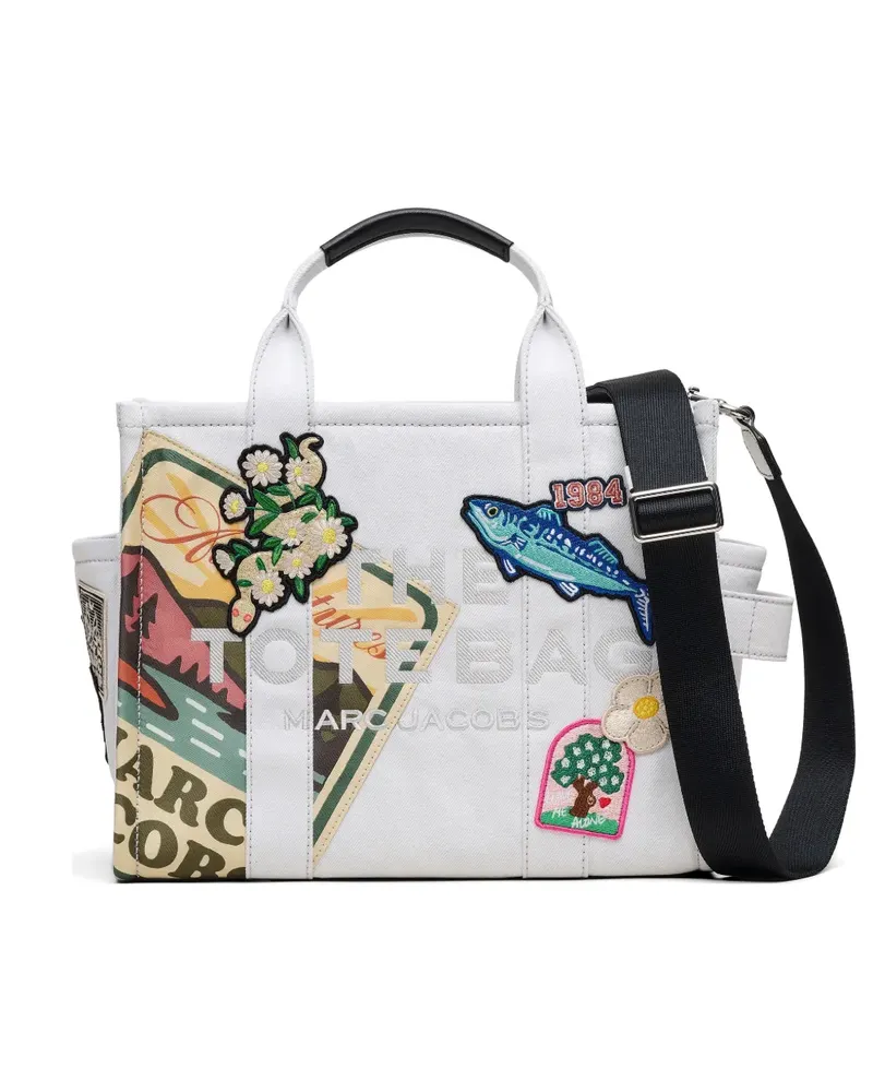 Marc Jacobs medium The Camp Tote Bag patchwork denim tote bag - Blau Blau