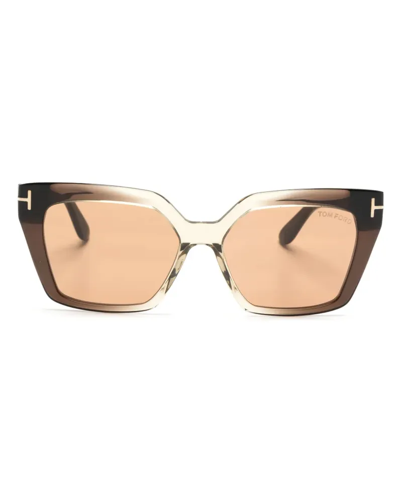 Tom Ford Winona Cat-Eye-Sonnenbrille - Braun Braun