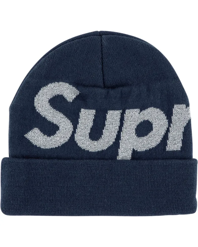 Supreme Being Mütze mit Oversized-Logo Blau