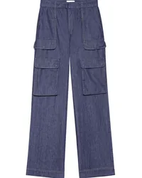 Frame Denim Hose mit Taschen Blau