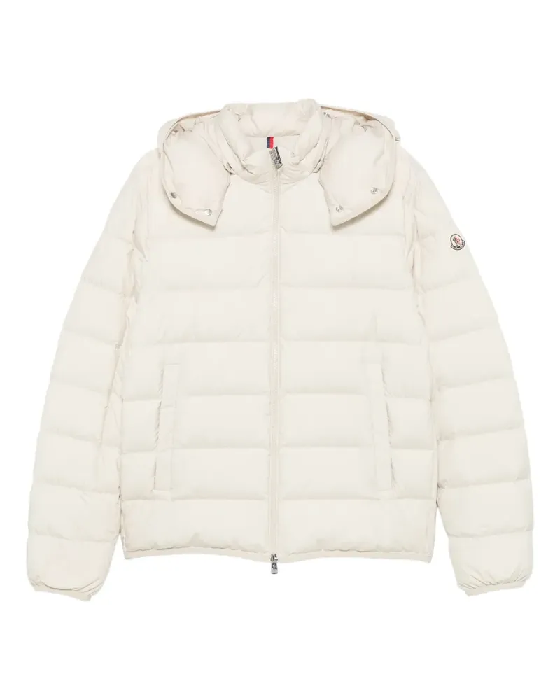 Moncler hooded quilted jacket - Nude Nude