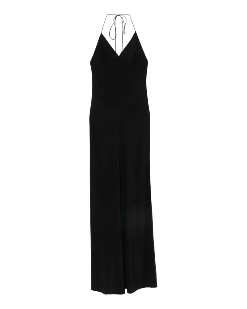 Matteau low-back halterneck maxi dress - Schwarz Schwarz