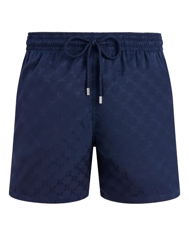 Vilebrequin Badeshorts mit Schildkröten-Monogramm - Blau Blau
