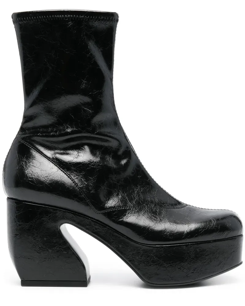 Sergio Rossi SI Rossi Stiefeletten 45mm - Schwarz Schwarz