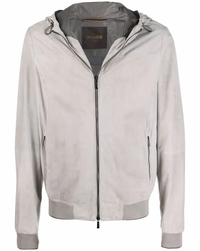 MOORER Leichte Jacke - Grau Grau