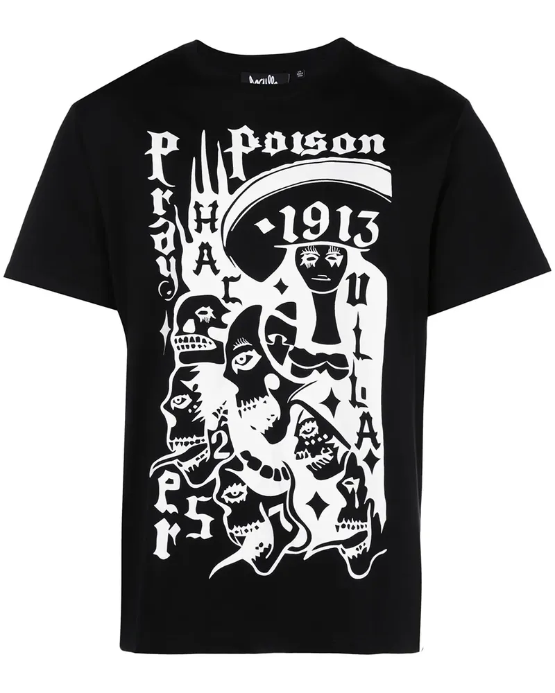 Haculla Poison' T-Shirt - Schwarz Schwarz