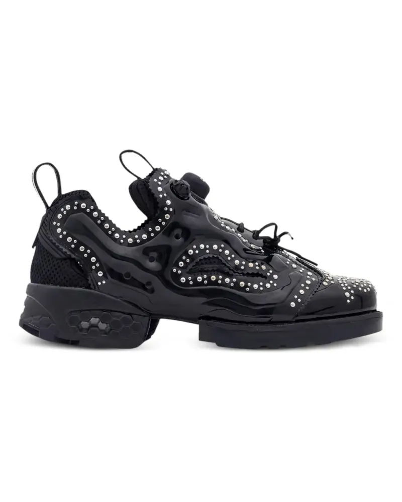 Reebok Instapump Fury studded platform sneakers - Schwarz Schwarz