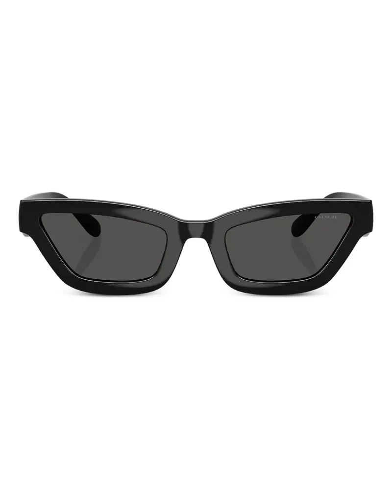 Coach Sonnenbrille mit Cat-Eye-Gestell - Schwarz Schwarz