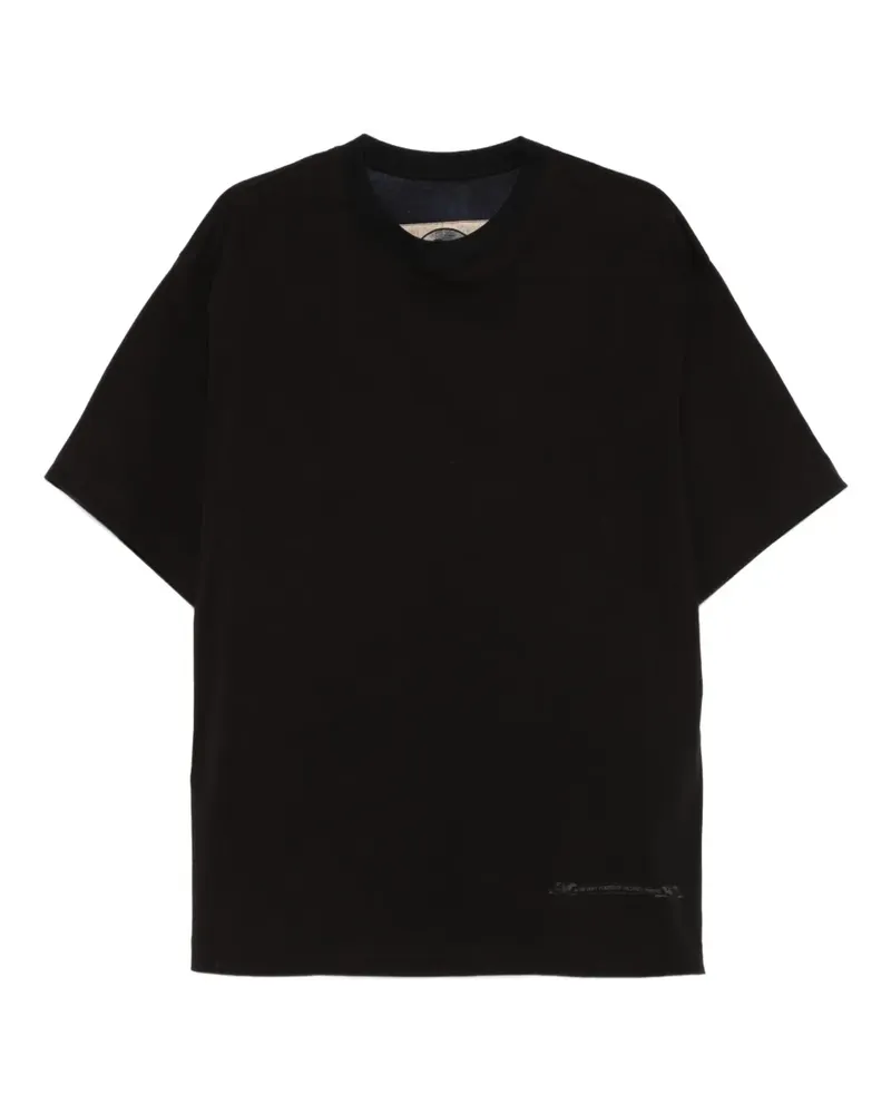 Ziggy Chen T-Shirt mit Print - Schwarz Schwarz