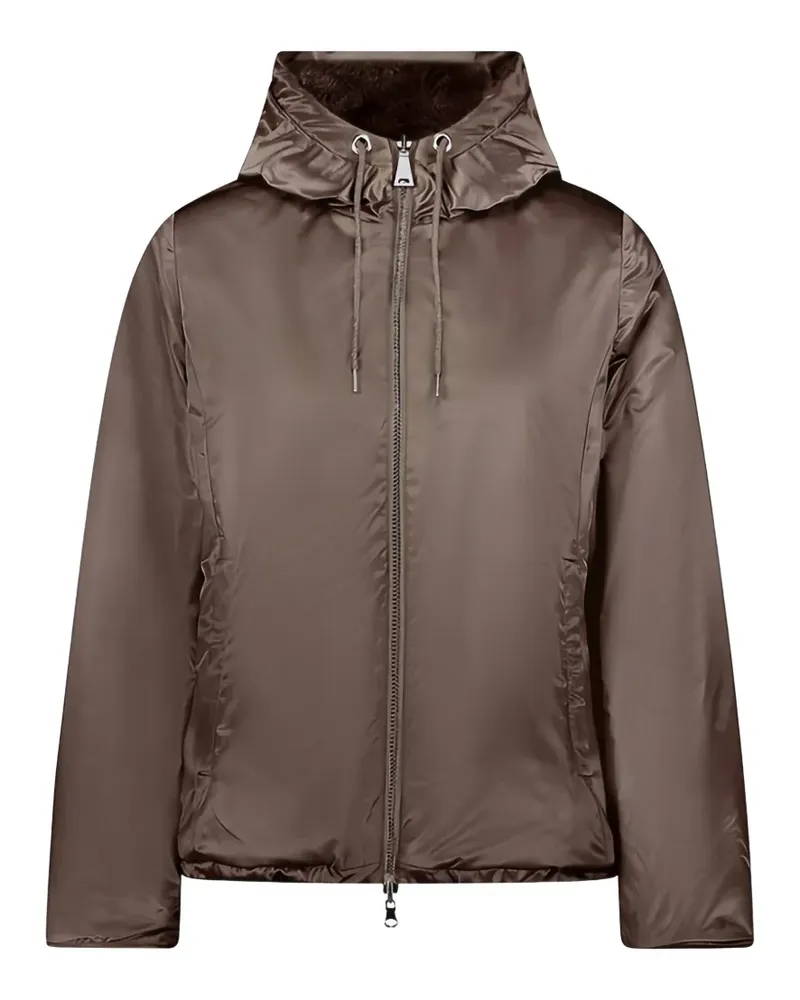 Betty Barclay reversible faux-fur hooded jacket - Braun Braun