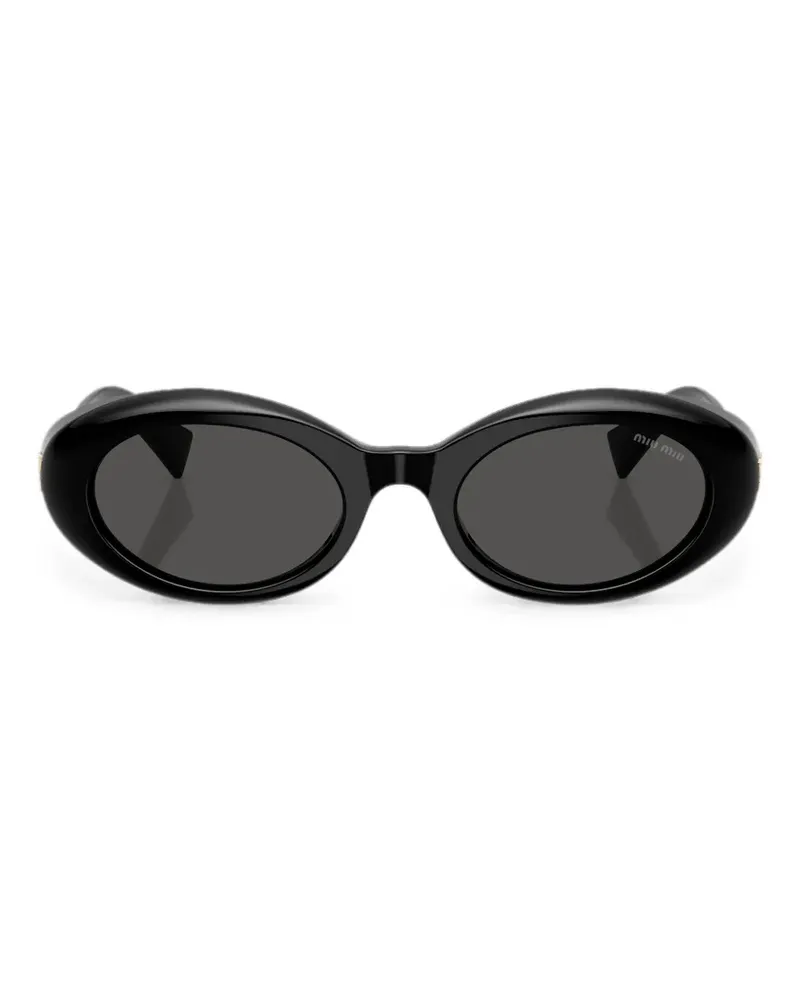 Miu Miu geometric-frame sunglasses - Schwarz Schwarz