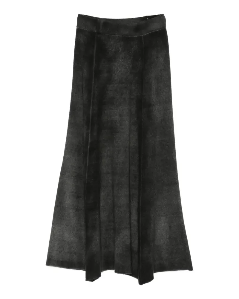 Avant Toi faded-effect midi skirt - Grau Grau
