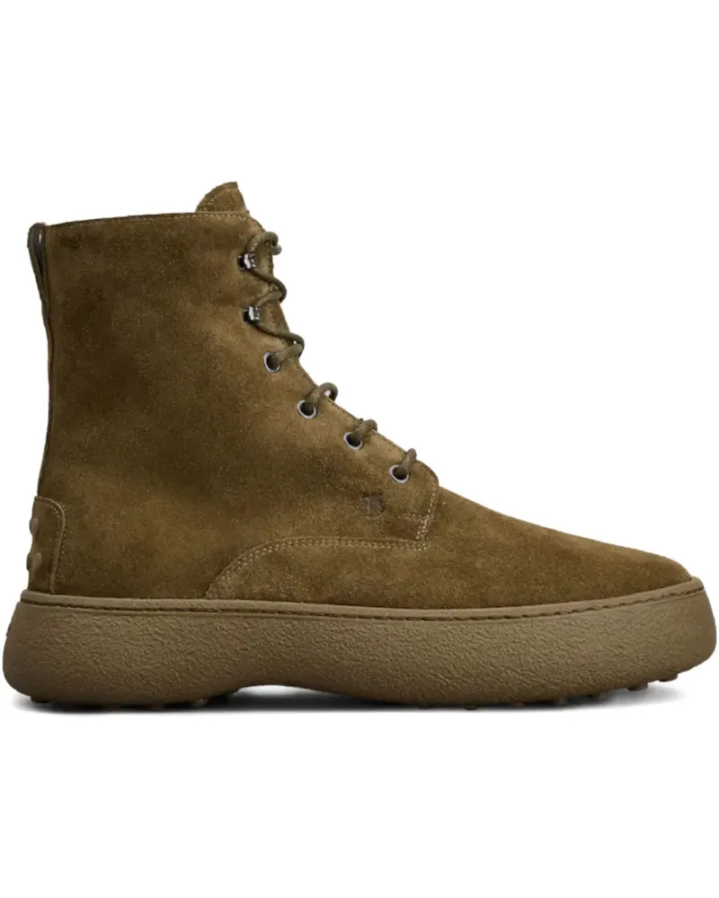 TOD'S Stiefel mit Schnürung - Braun Braun