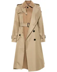 Sacai Trenchcoat mit Kontrasteinsätzen Nude