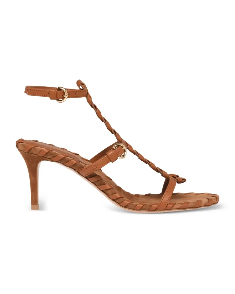 Gianvito Rossi Sandalen mit geflochtenen Riemen - Braun Braun