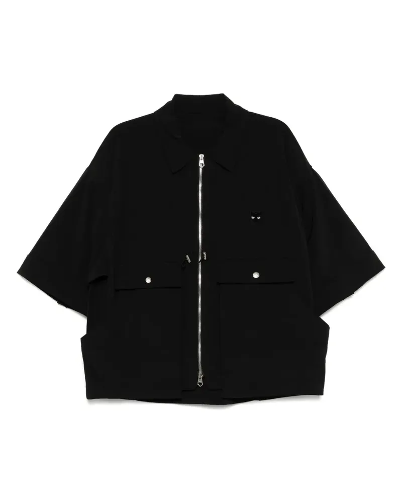 SONGZIO Jacke mit mehreren Taschen - Schwarz Schwarz