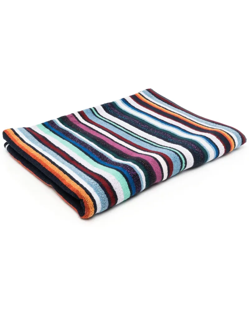 Missoni Home Gestreiftes Badetuch - Blau Blau