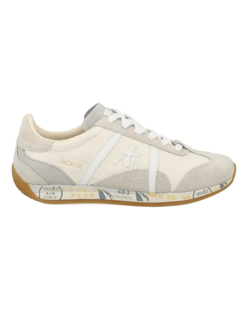 Premiata Jackyx panelled sneakers - Nude Nude