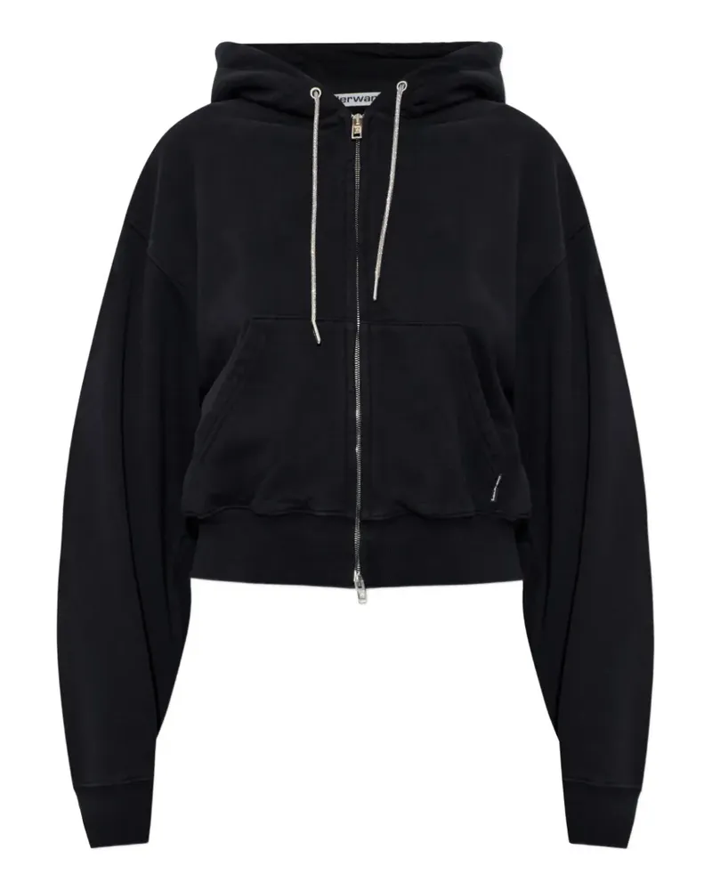 Alexander Wang zip-up hoodie - Schwarz Schwarz