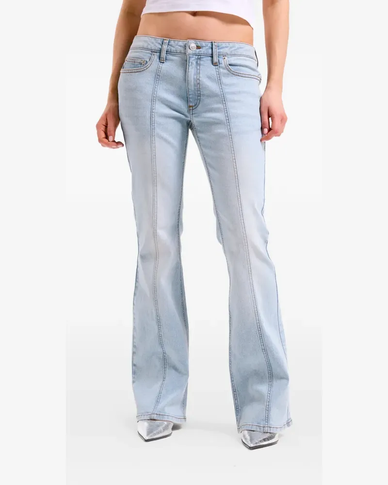 Juicy Couture Schlagjeans mit Kronenstickerei - Blau Blau
