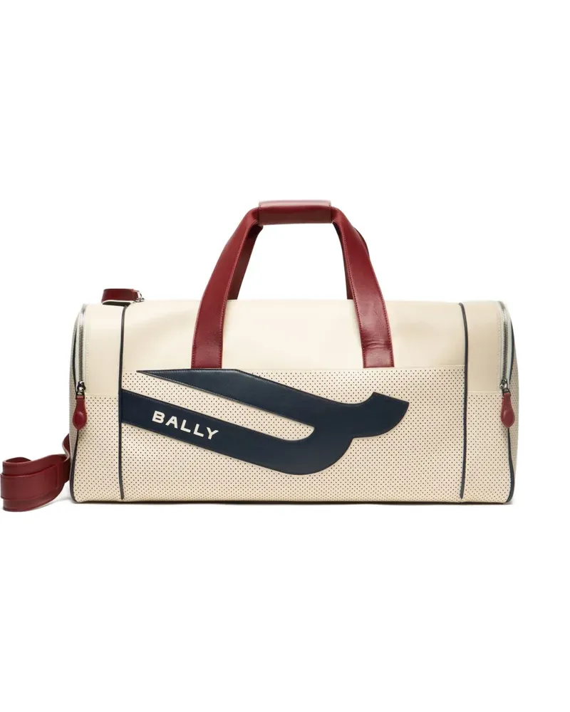 Bally Tennis Collection leather duffle bag - Nude Nude