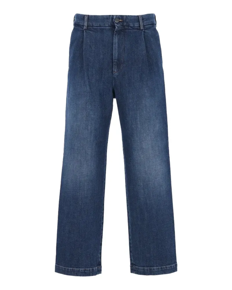 BARENA Mazenga Paro Jeans mit Falten - Blau Blau