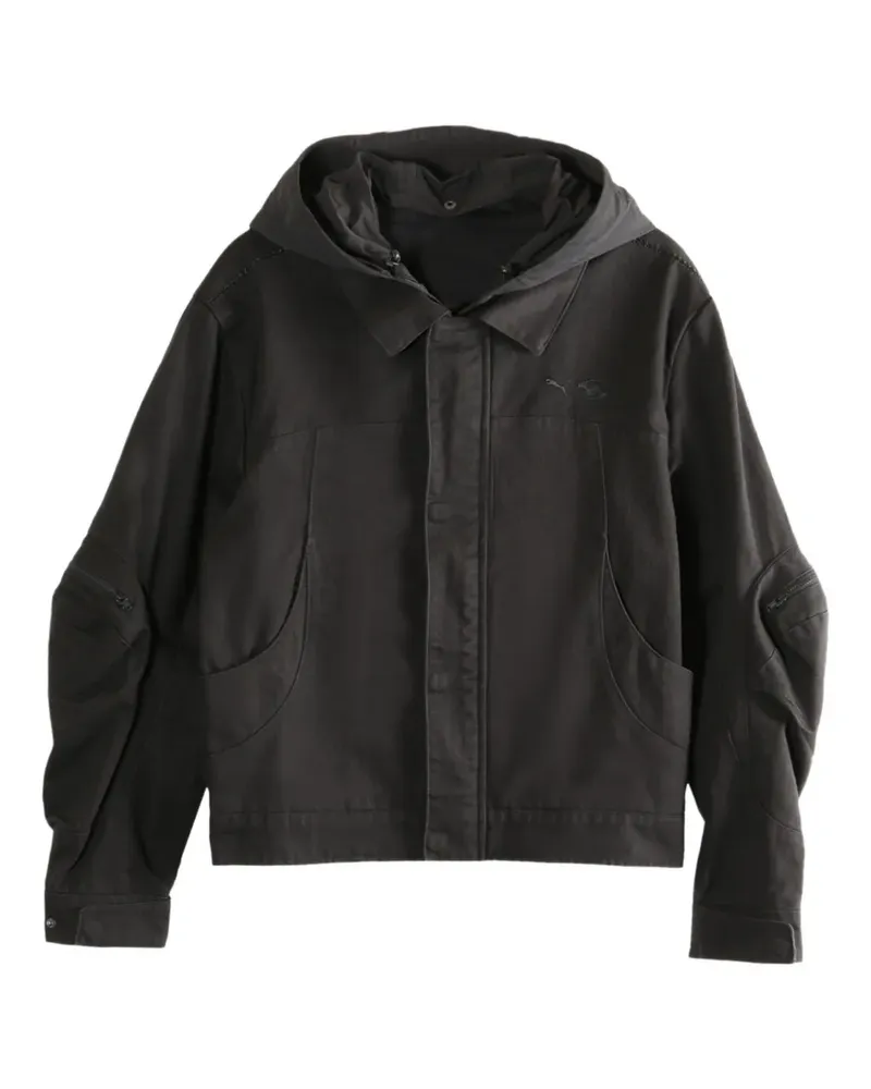 Puma Jacke mit Kapuze - Schwarz Schwarz