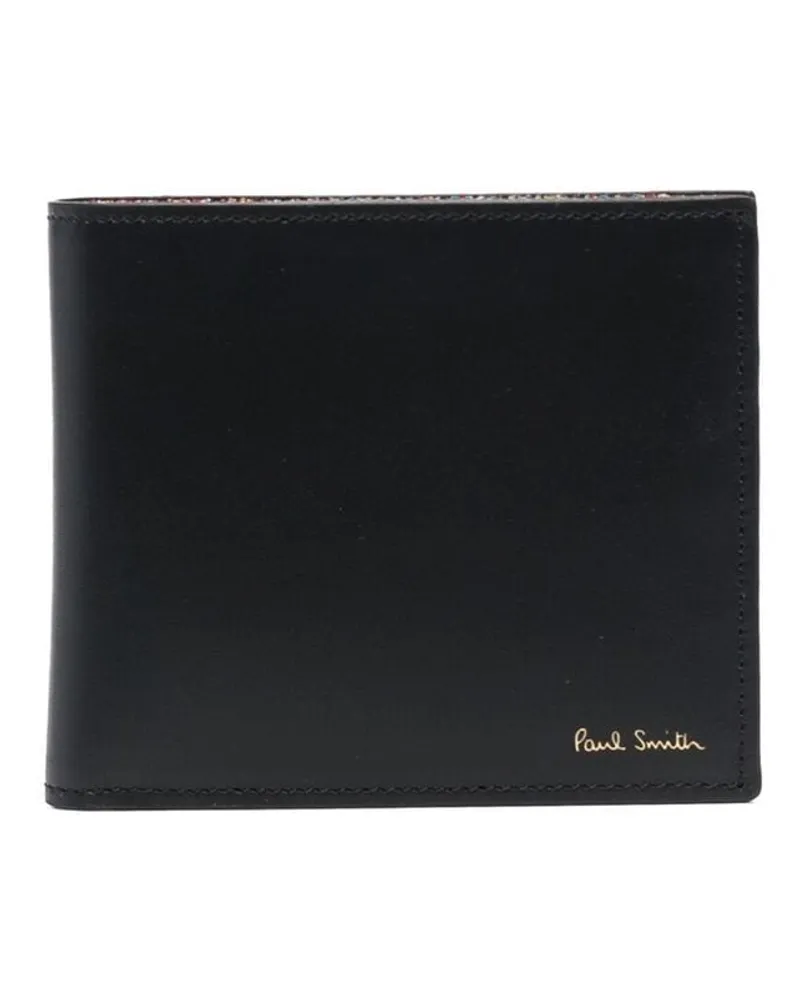 Paul Smith Portemonnaie mit Artist Stripe-Print Schwarz