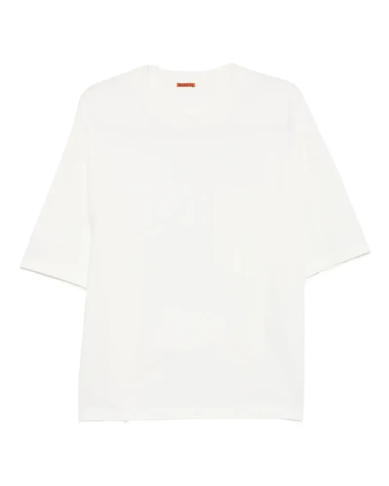 BARENA Quadra pocket T-shirt - Weiß Weiß