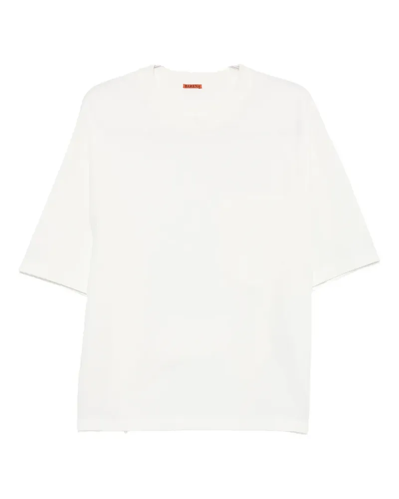BARENA Quadra pocket T-shirt - Weiß Weiß