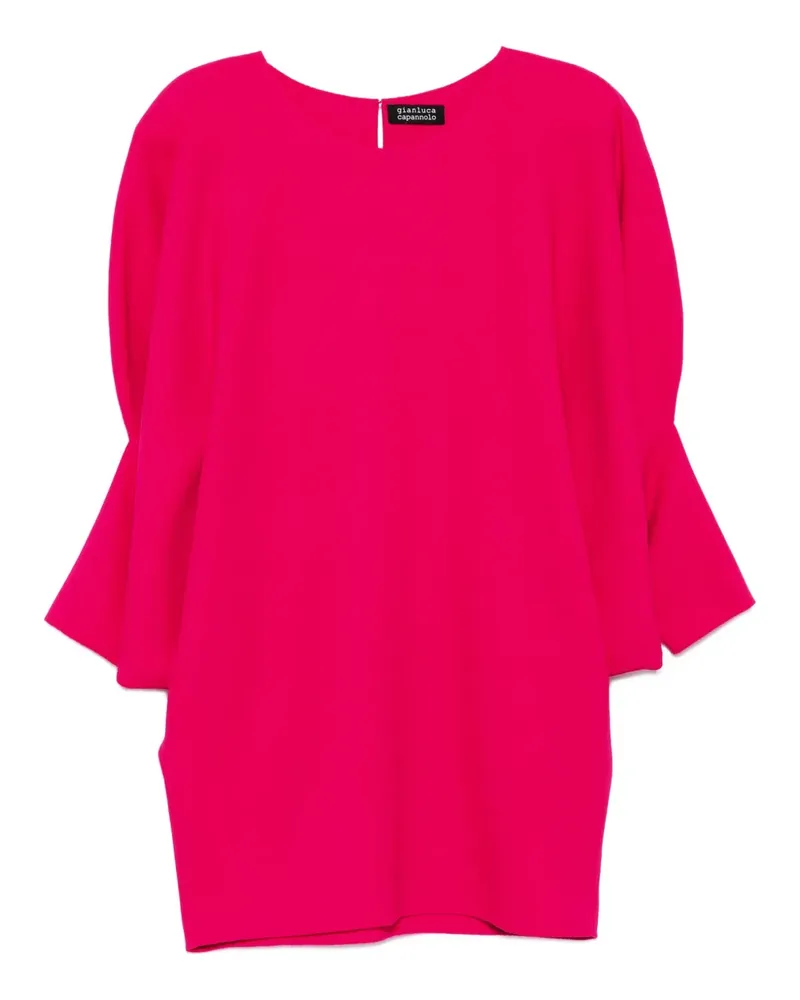Gianluca Capannolo Minikleid mit Glockenärmeln - Rosa Rosa