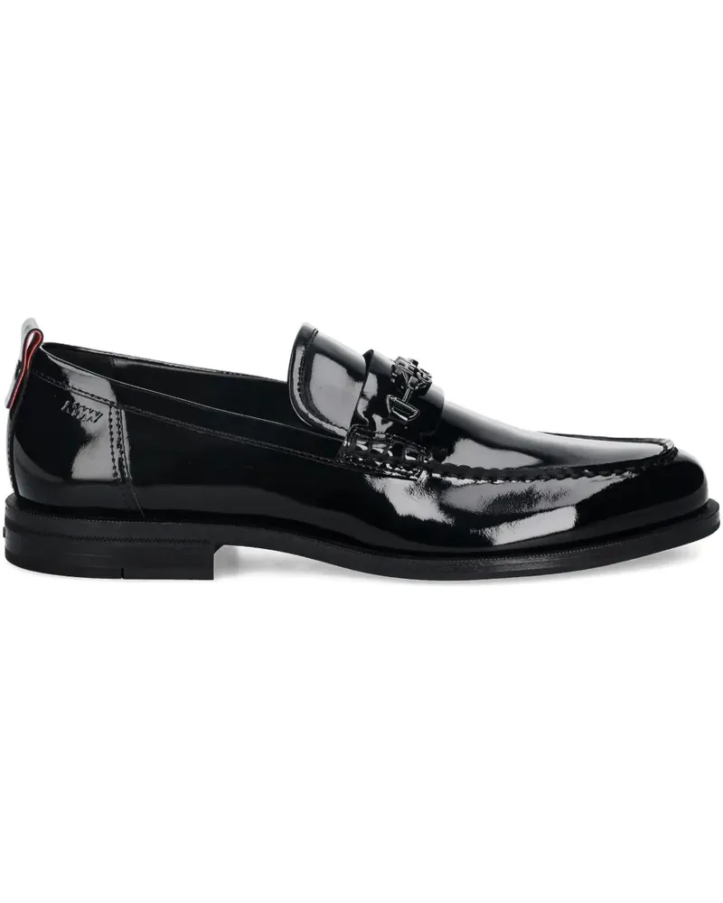 HUGO BOSS hardware-detail loafers - Schwarz Schwarz