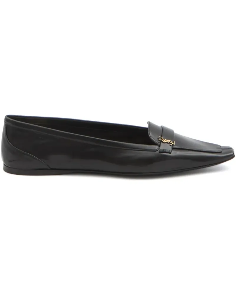 Saint Laurent Poppy Ballerinas - Schwarz Schwarz