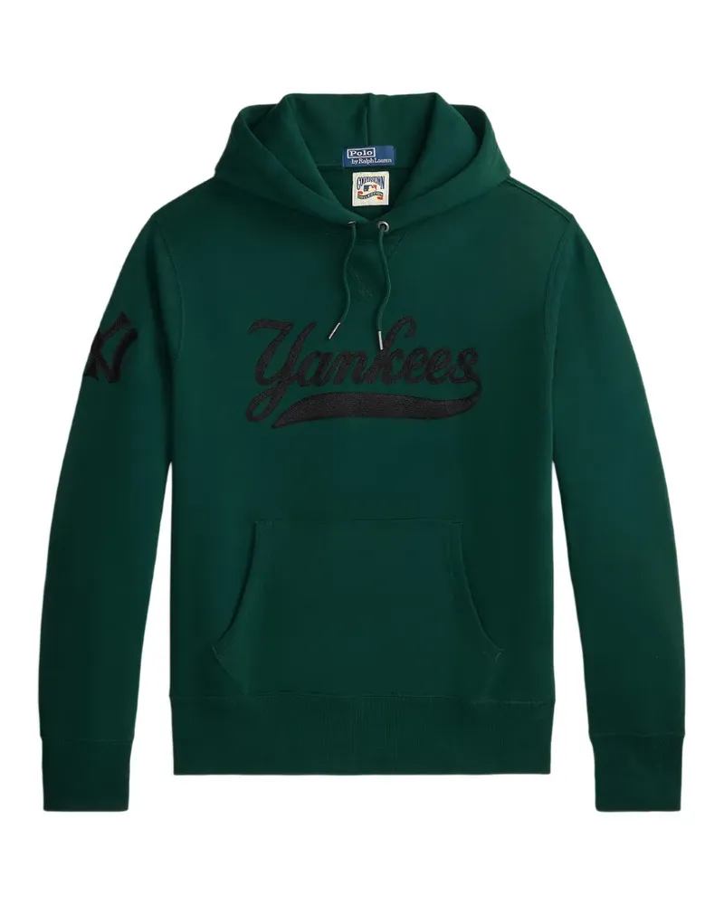 Ralph Lauren x MLB New York Yankees Hoodie mit Logo - Grün Grün